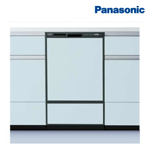 パナソニック 食洗機 W450 ディープタイプ ドアパネル型 ブラック　