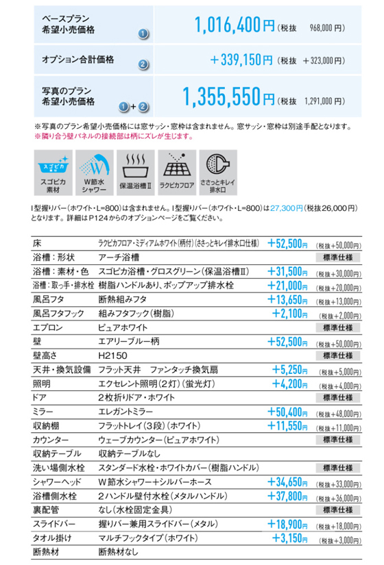 PANASONIC[パナソニック] バスルーム ココチーノ