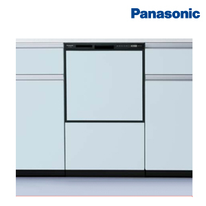 パナソニック 食洗機 W450 スタンダードタイプ ドアパネル型 ブラック　