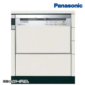パナソニック 食洗機 W600 ワイドタイプ ドアパネル型 シルバー　